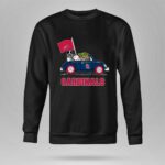 St Louis Cardinals Darth Vader Baby Yoda Driving Car Star Wars Baseball 8 Sweatshirt.jpg