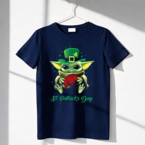 St Patricks Day Arkansas Razorbacks Baby Yoda Shirt