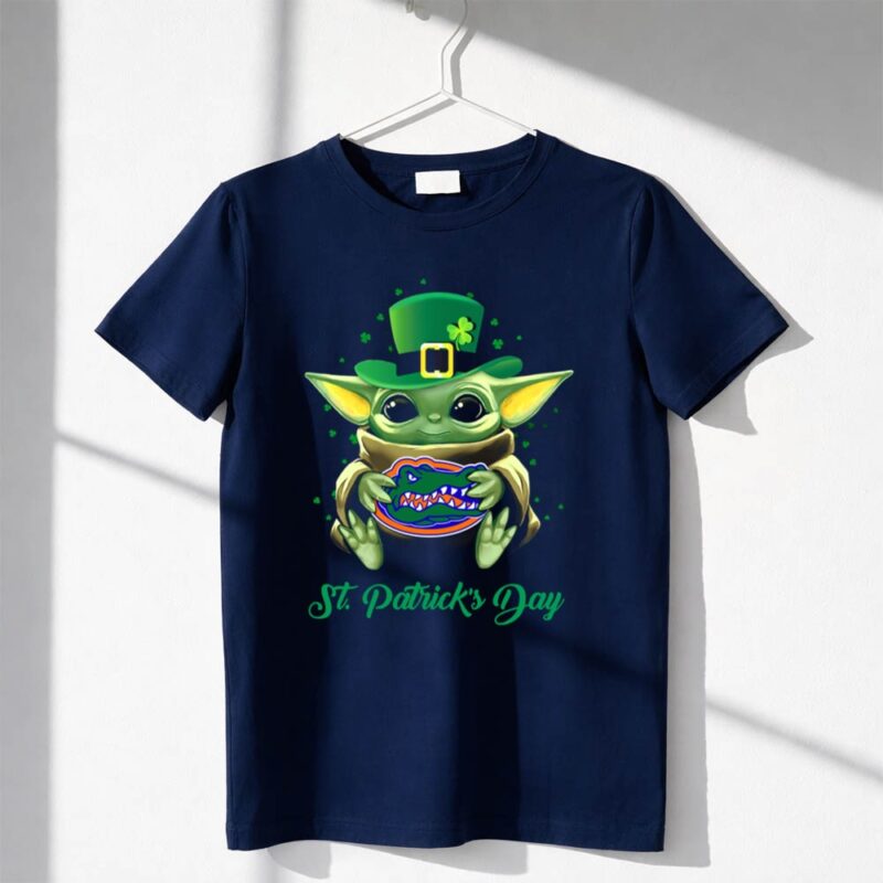St Patricks Day Florida Gators Baby Yoda 1 T Shirt