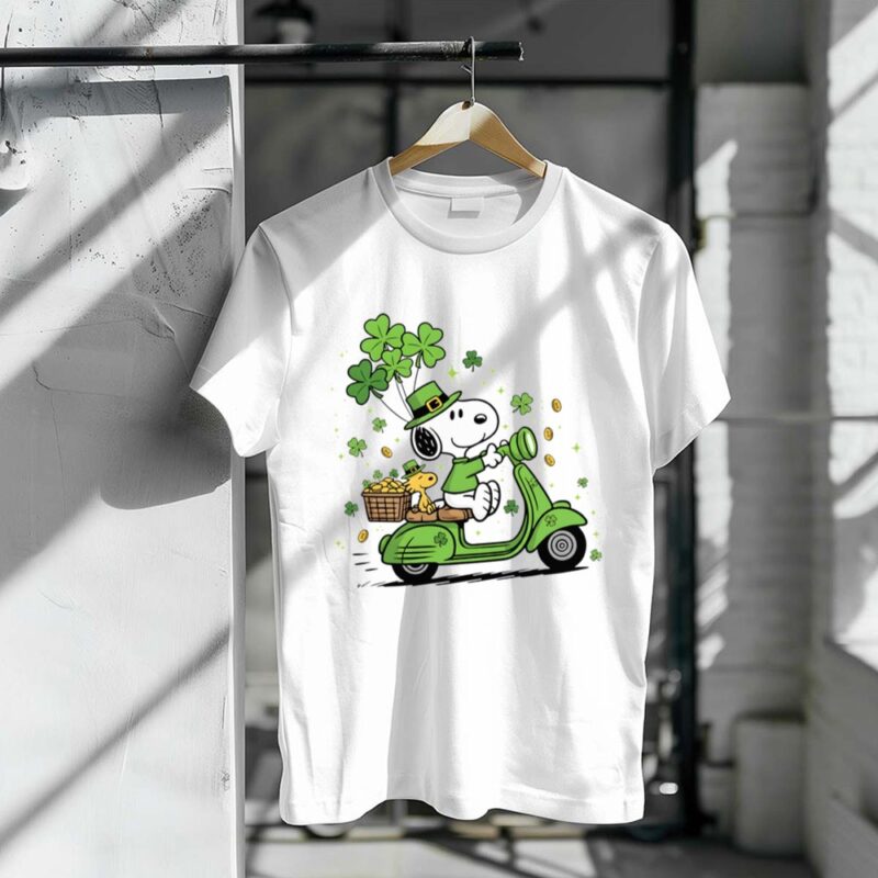 St Patricks Day Snoopy Cartoon Funny 1 T Shirt