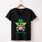 St-Patricks-Day-Texas-Rangers-Baby-Yoda-5-Womens-V-Neck