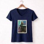 Star Wars Ahsoka Jedi Training Card The Mandalorian 9 Womens V Neck.jpg