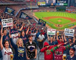 Star Wars Atlanta Braves Merchandise Banner