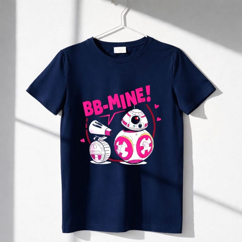 Star Wars BB 8 and D O Cute Love BB Refill Valentines Day 1 T Shirt