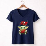 Star Wars Baby Yoda Hug Tampa Bay Buccaneers 9 Womens V Neck.jpg