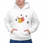 Star Wars Baby Yoda with Flower and Ghibli Soot Sprites 7 Hoodie.jpg