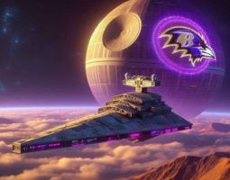 Star Wars Baltimore Ravens Banner