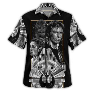 Star Wars Black And White Hawaiian Shirt 6493bc99f8fc.jpg