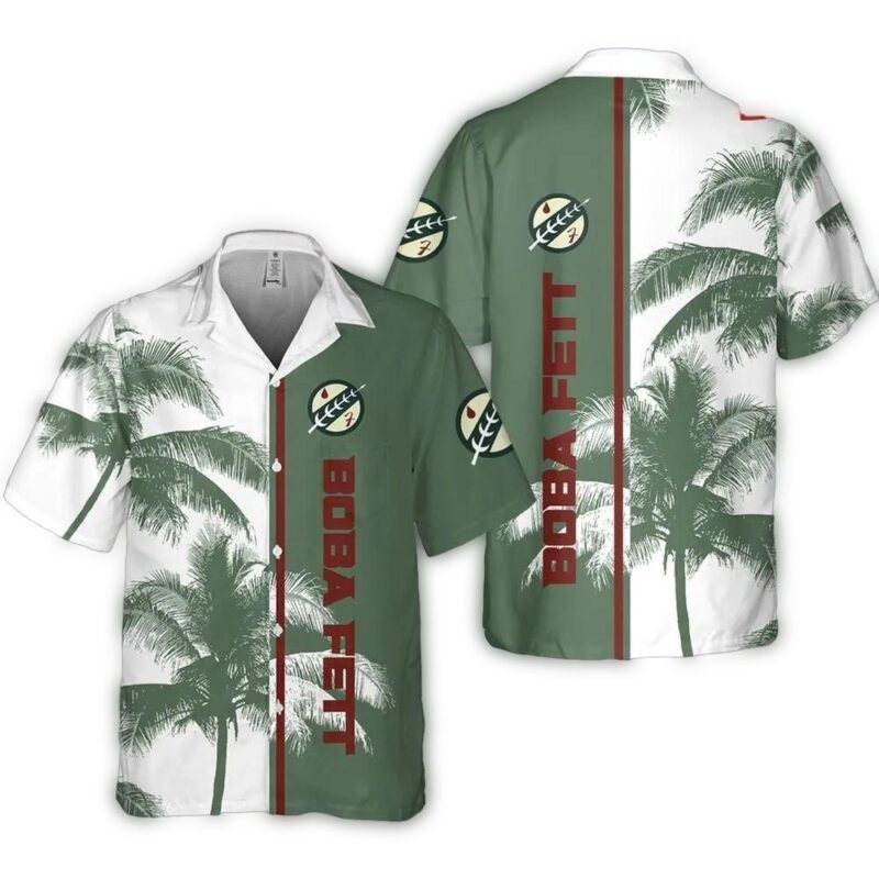 Star Wars Boba Fett Palm Tree All Over Print 3D Aloha Summer Beach Hawaiian Shirt White Green 1.jpg