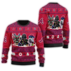 Star Wars Character Atlanta Braves Christmas Ugly Sweater 1.jpg