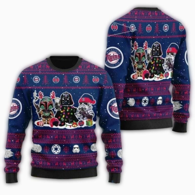 Star Wars Characters Minnesota Twins Ugly Christmas Sweater 1.jpg