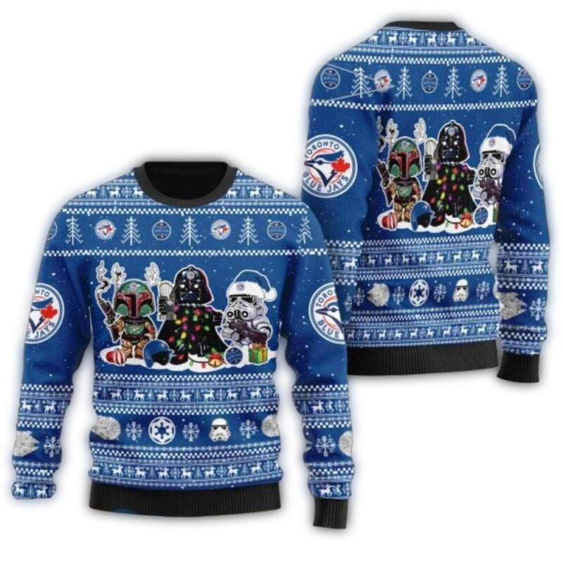 Star Wars Characters Toronto Blue Jays Ugly Sweater 1.jpg
