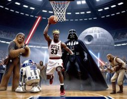 Star Wars Chicago Bulls Banner