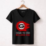 Star Wars Come To The Georgia Bulldogs Side 5 Womens V Neck.jpg