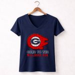 Star Wars Come To The Georgia Bulldogs Side 9 Womens V Neck.jpg