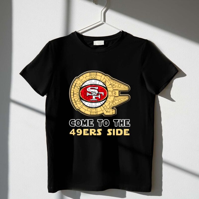 Star Wars Come To The San Francisco 49ers Side 1 T Shirt