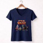 Star Wars Darth Vader Boba Fett Yoda and Stormtroopers Abbey Road Halloween 9 Womens V Neck 1.jpg