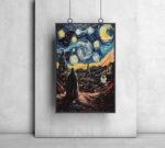 Star Wars Darth Vader In Van Goghs Style Wall Art 2.jpg