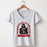 Star Wars Darth Vader X Ohio State Buckeyes You Underestimate The Power Of The Buckeyes 9 Womens V Neck.jpg