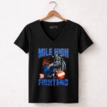 Star Wars Denver Broncos Mile High Fighters 5 Womens V Neck.jpg