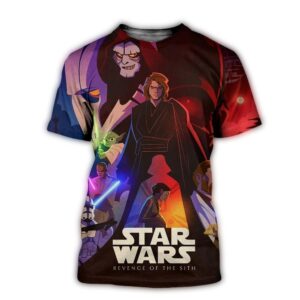 Star Wars Episode III Revenge Of The Sith Darth Vader 3D T Shirt.jpg