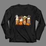 Star Wars Fall Season Thanksgiving Latte Disney Baby Yoda Halloween Coffee 4 Long Sleeves.jpg