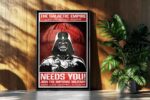 Star Wars Galactic Empire Darth Vader Retro Propaganda Sci Fi Wall Art 1.jpg