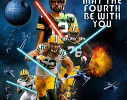 Star Wars Green Bay Packers Banner