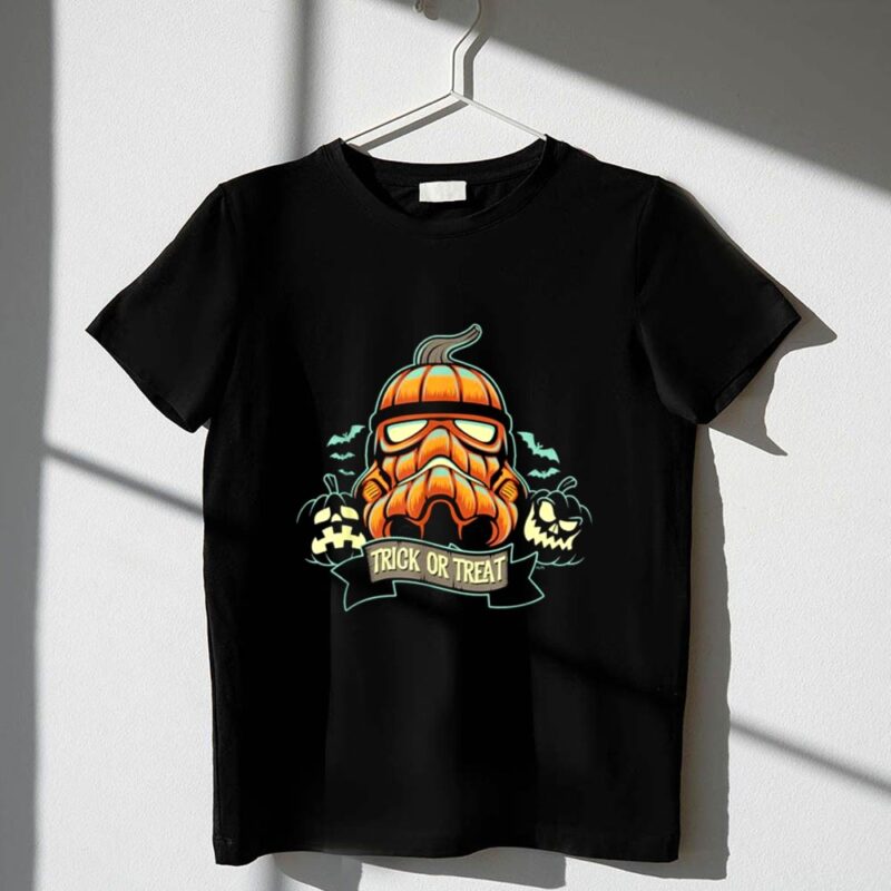 Star Wars Halloween Stormtrooper Jack O Lantern Trick Or Treat Pumpkin 1 T Shirt.jpg