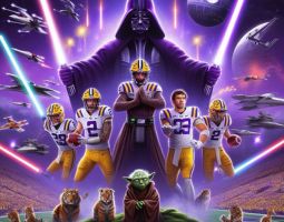 Star Wars LSU Tigers Banner