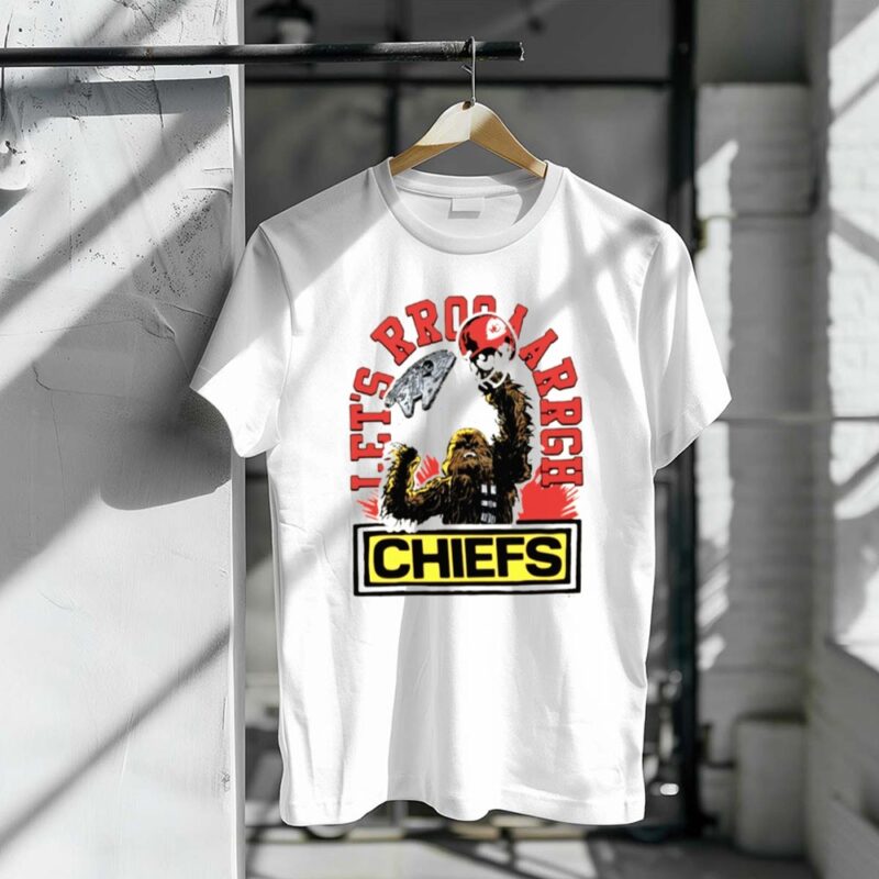Star Wars Light Side Chewbacca x Kansas City Chiefs Lets Rrooaarrgh 1 T Shirt