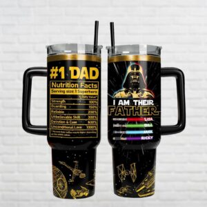Star Wars Lightsaber Darth Vader Dad 1 Nutrition Facts Tumbler 1.jpg
