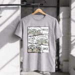 Star Wars Mandalorian Baby Yoda The Child Protect Attack Snack Comic Strip 1 T Shirt.jpg