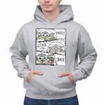 Star Wars Mandalorian Baby Yoda The Child Protect Attack Snack Comic Strip 2 Hoodie.jpg
