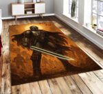 Star Wars Mandalorian Din Djarin Darksaber Rectangle Rug 2.jpg