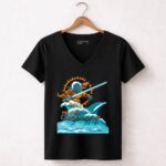 Star Wars Master Yoda Miami Dolphins Degobons 5 Womens V Neck.jpg