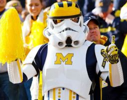 Star Wars Michigan Wolverines Banner