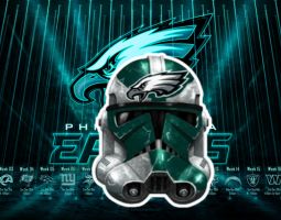 Star Wars Philadelphia Eagles Banner