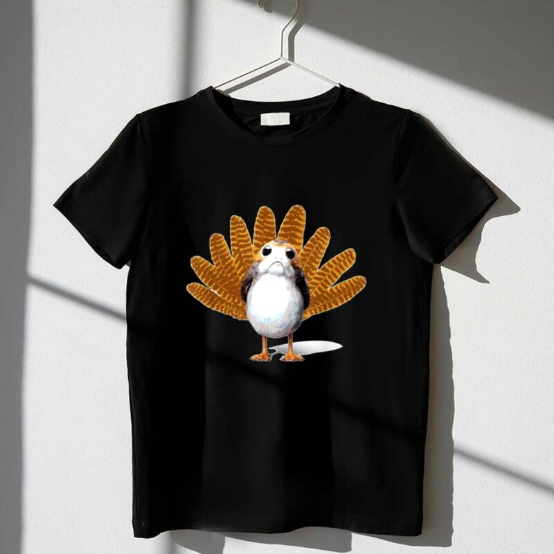 Star Wars Porg Thanksgiving Turkey 1 T Shirt.jpg
