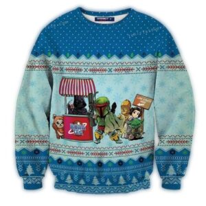 Star Wars Queue For Bobatea Christmas Ugly Sweater Party 1.jpg