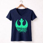 Star-Wars-Rebel-Alliance-Saint-Patricks-Day-Clover-Emblem-9-Womens-V-Neck