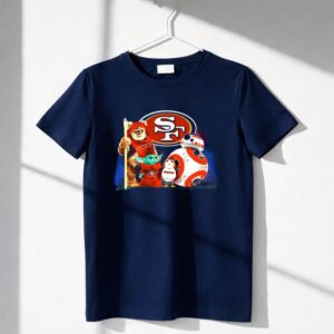 Star Wars Sf 49Ers Ewok Yoda Bb 8 Porg Team Fan Gear Shirt