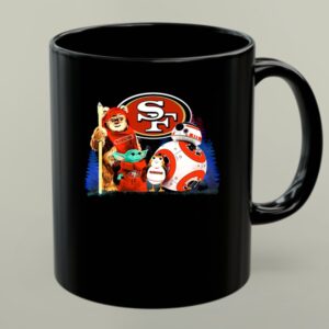 Star Wars SF 49ers Ewok Yoda BB 8 Porg Team Fan Gear 1 mug.jpg