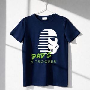 Star Wars Stormtrooper Dads A Trooper Black And White Helmet Shirt