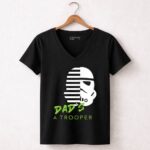 Star-Wars-Stormtrooper-Dads-a-Trooper-Black-and-White-Helmet-5-Womens-V-Neck