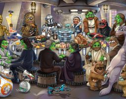 Star Wars Thanksgiving Banner