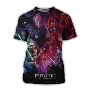 Star Wars The Episode I The Phantom Menace May The 4th Be With You 2024 3D T Shirt.jpg