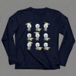 Star Wars The Mandalorian Baby Yoda Expressions Multiple Poses with Helmeted Hero 9 Long Sleeves.jpg