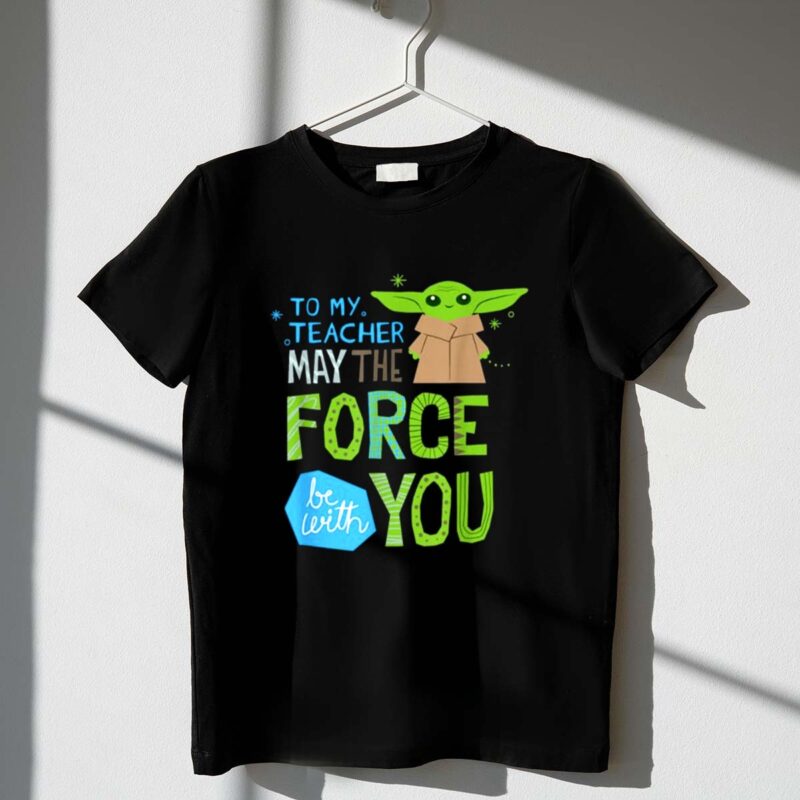 Star Wars The Mandalorian Grogu May The Force Be with You 1 T Shirt.jpg