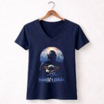 Star Wars The Mandalorian Mando And Grogu Signature Sky 5 Womens V Neck.jpg
